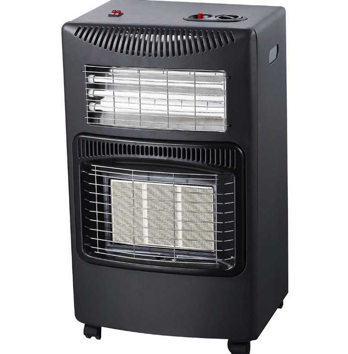 soba camping soba pe gaz si electric  Fantazia  negru mat