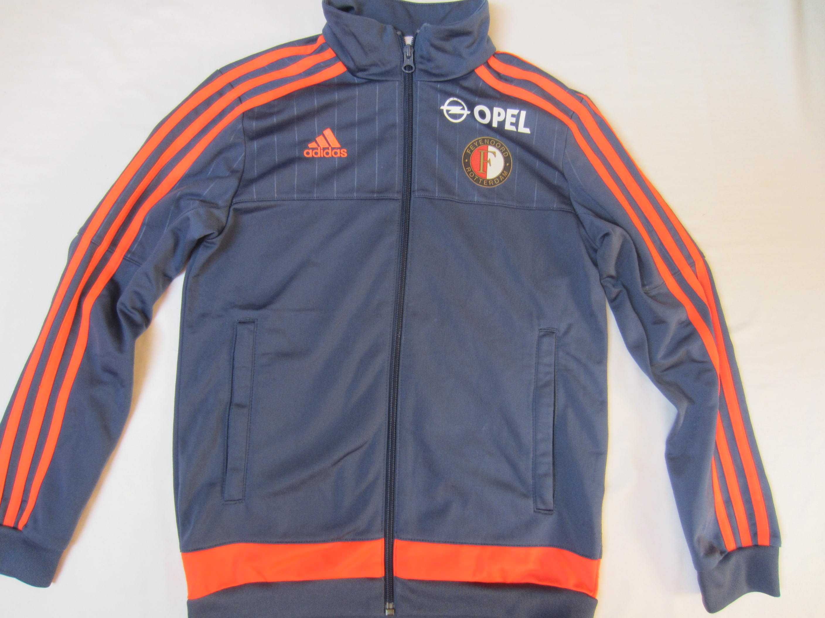 Bluza trening fotbal Feyenoord, masura 11-12 ani,Adidas