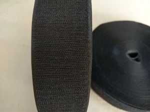 Banda velcro, cu scai, negru 20mm, 25m, tapițerie