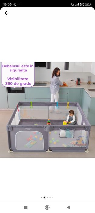 Țarc de bebeluși 180x150