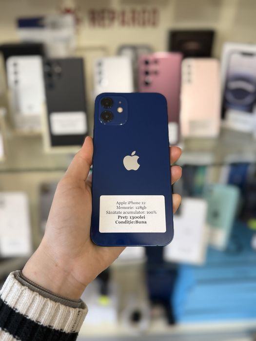 Apple iPhone 12 -Midnight, Blue, White-