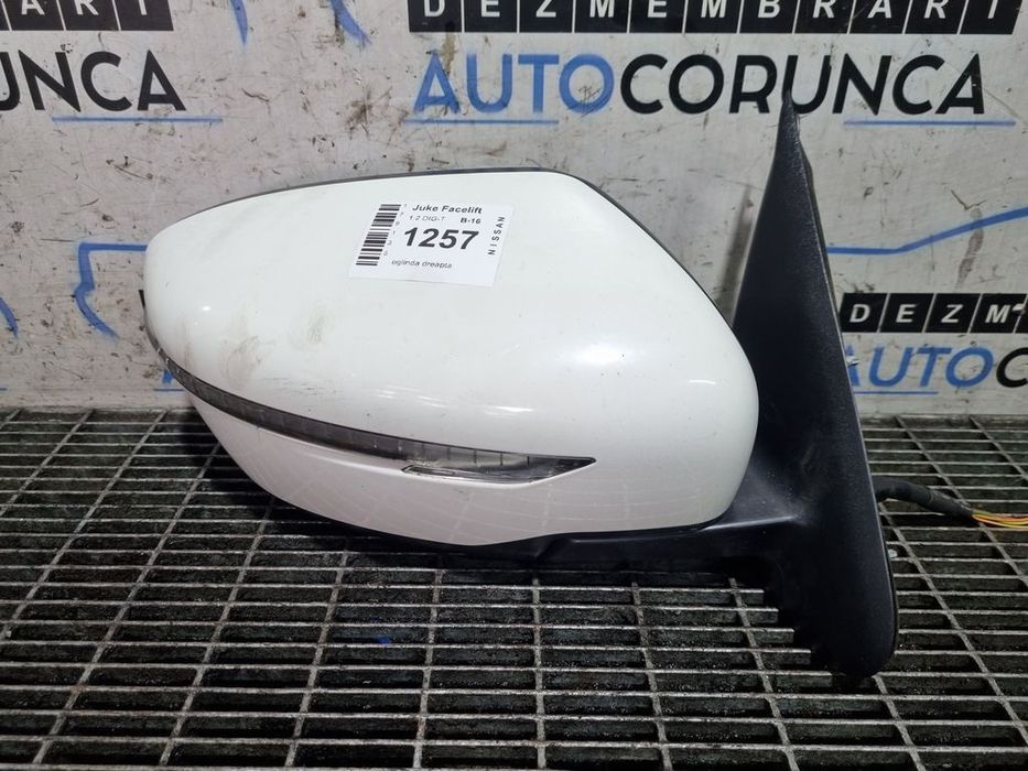 Oglinda dreapta Nissan Juke Facelift 2014 - 2018 4 Usi Alb Feaf15 (1257) Fara rabatare