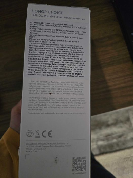 Boxa portabila Honor