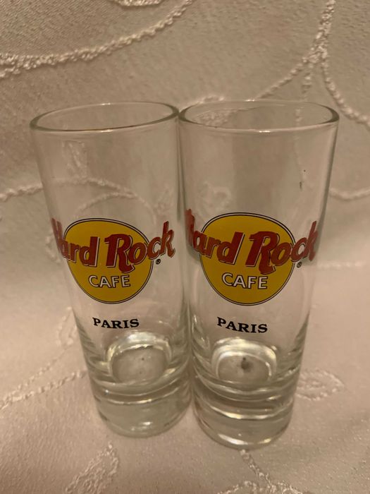 Чашки за шот Hard Rock Café Paris  2 бр Pair of Shot Glasses HRC Paris