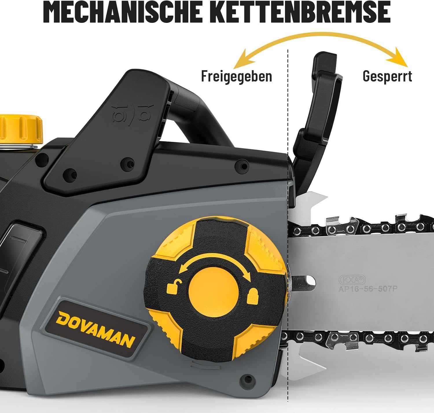 Drujba electrica DOVAMAN 2400W, SDS, bară, lanț 40 cm - 4 bucati stoc