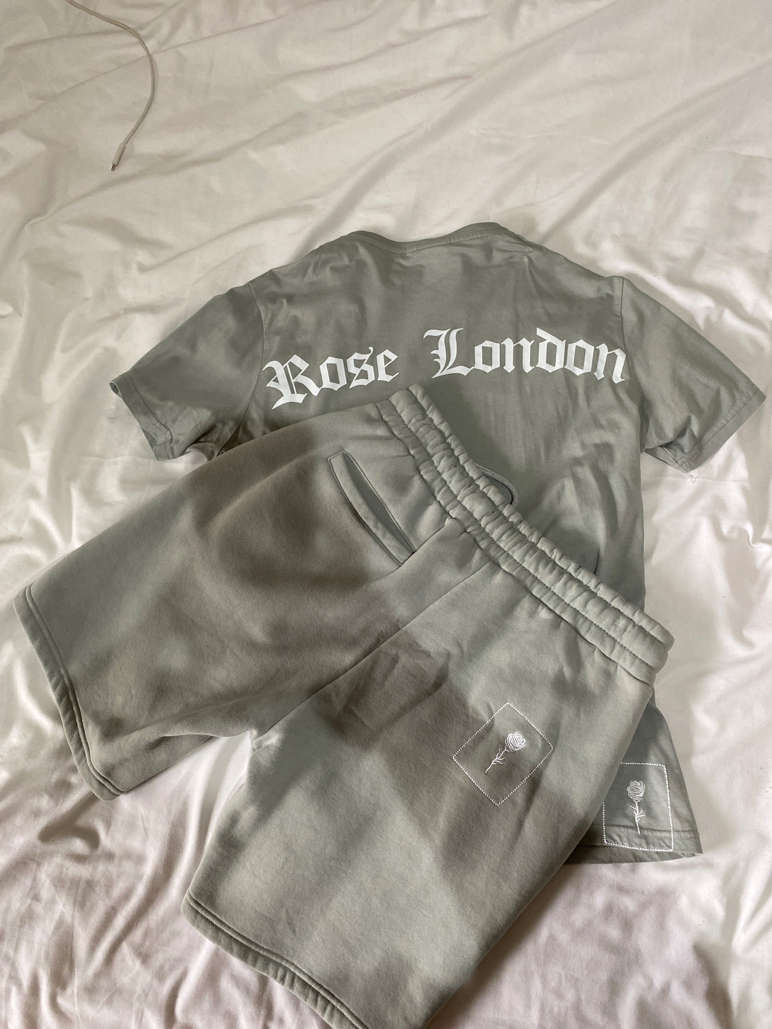 Rose London, къси панталони и тениска екип, s/m