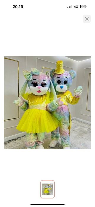 Тедди Мишка и Зайка  150.000 т