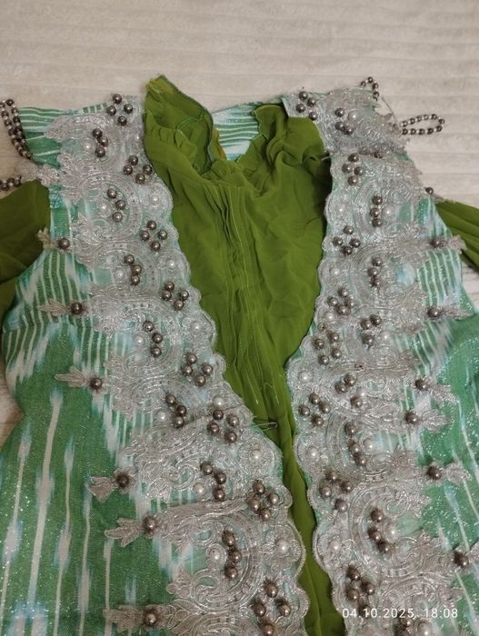 Келин миллий либос. Адрас нимча ва кўйлак