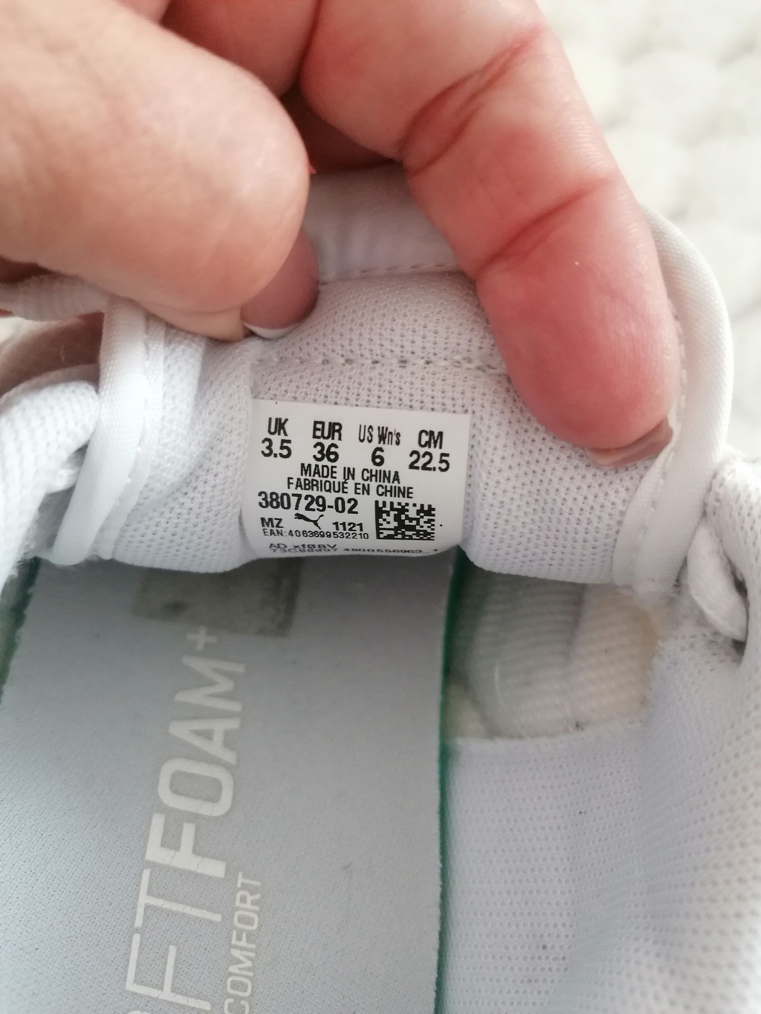 Adidași puma 36 spuma