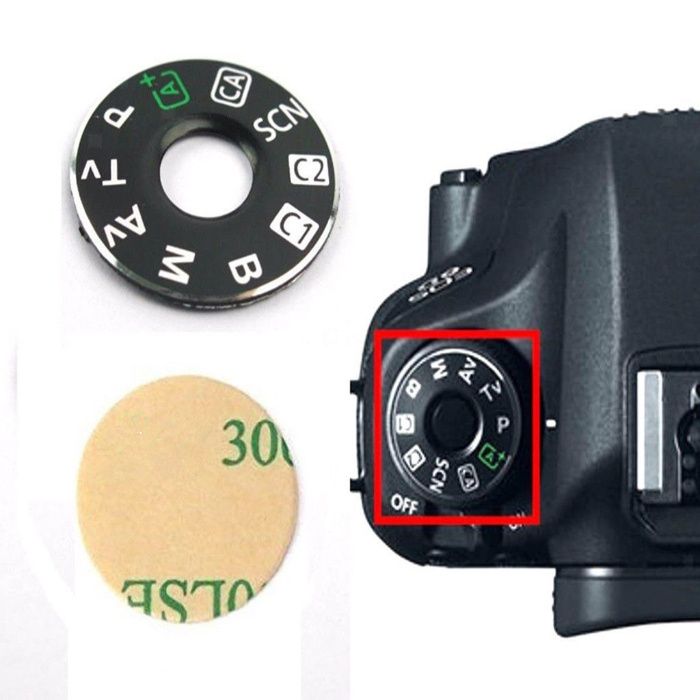 Buton selector Canon 6D moduri