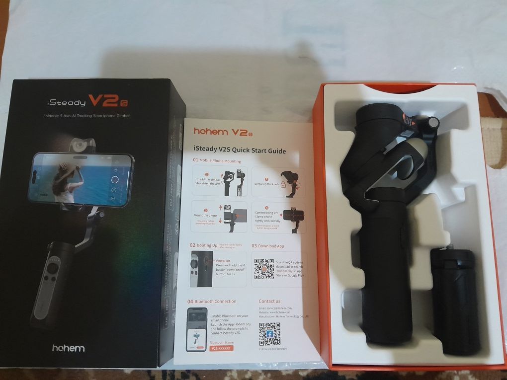 Стабилизатор  для телефона Hohem iSteady V2S версия 2023