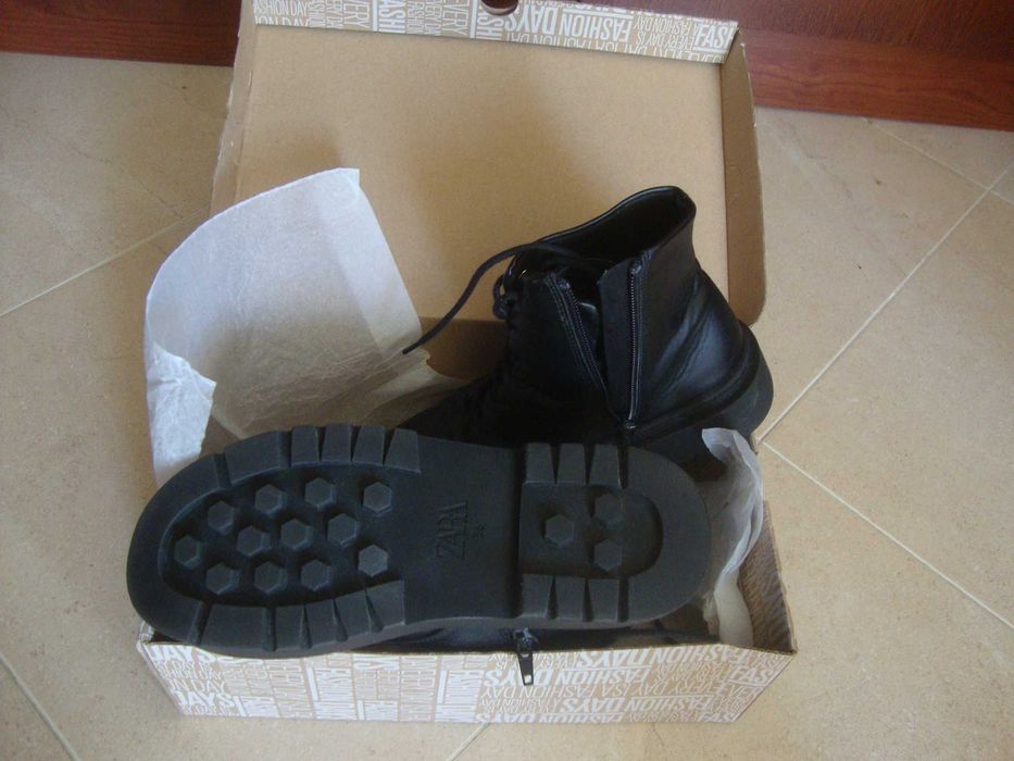 Зимни кожени боти