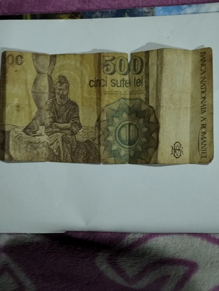 Vând bancnote de 2000,500 și moneda 100 lei an 1992