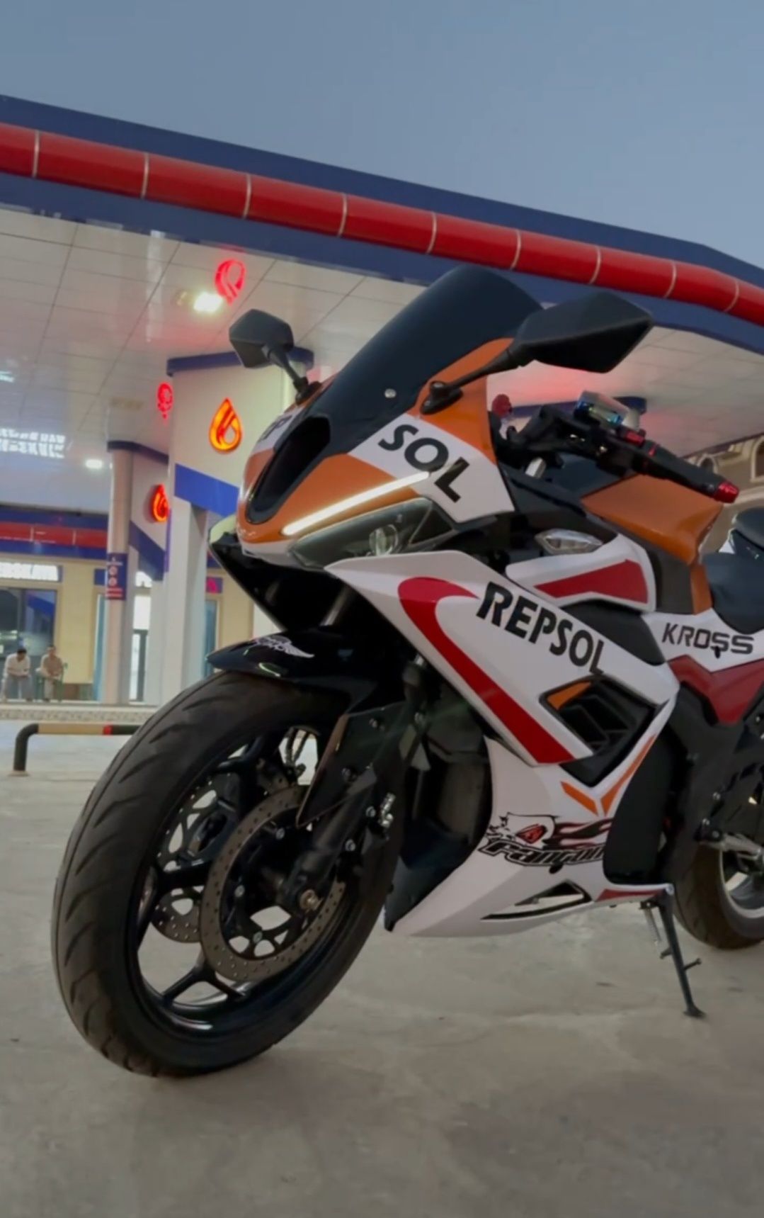Elektron motosikl kawasaki replica