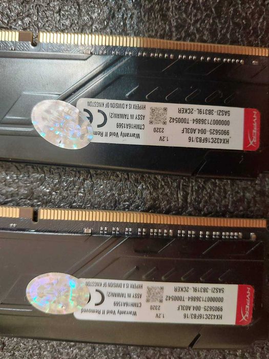 32GB DDR4 Kingston Fury Beast, 3200Mhz, CL22