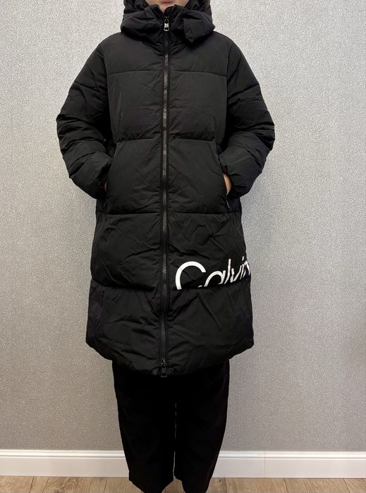 Зимняя Женская куртка пуховик Calvin Clein