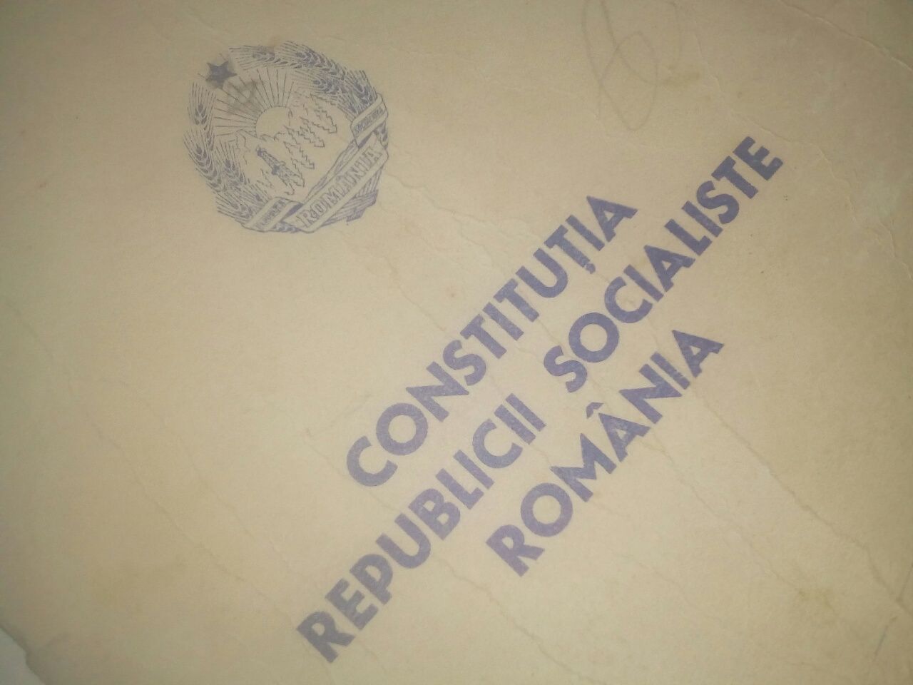 Constitutia republicii socialiste Romania/RSR/colectionari/anticariat