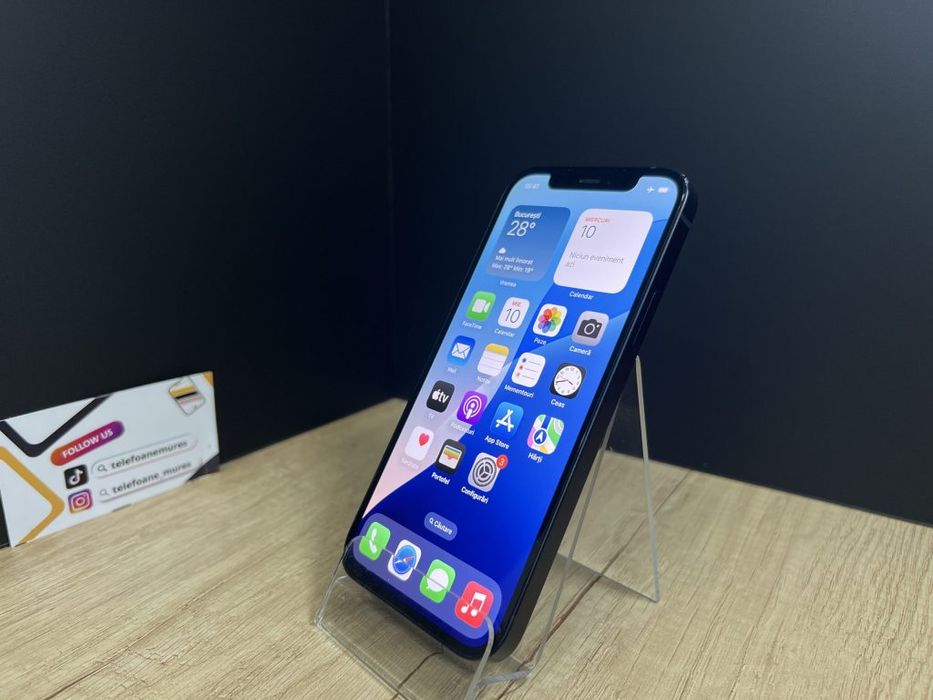 iPhone 12 64Gb Black 3 ani garanție, Telefoane Mureș