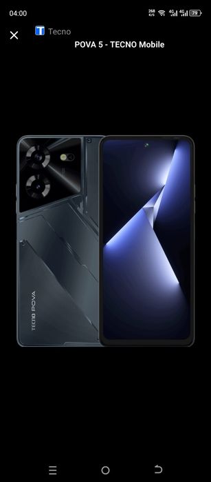 TEXNO POVA 5 8/256 sotiladiI