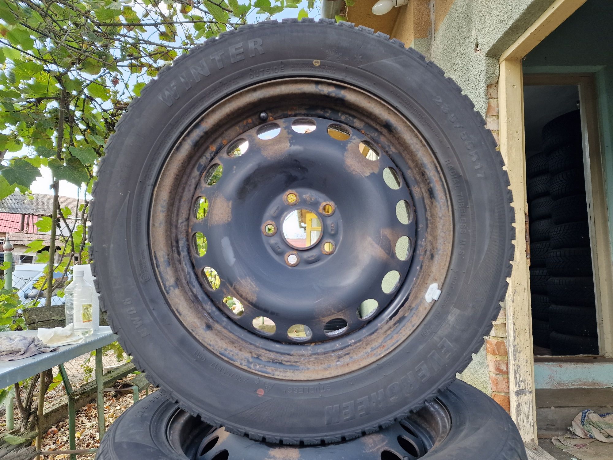 R 17 jante tabla fara cauciucuri 5 x 108 ET 52,5 FORD