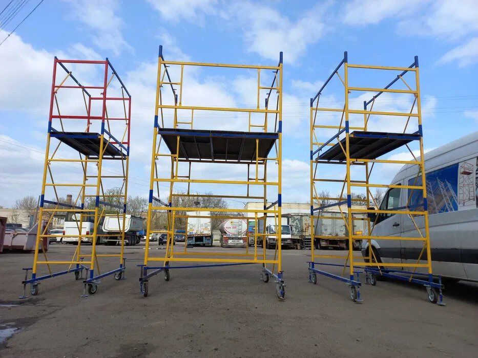 Дешево ВЫШКА ТУРА на колесах, аренда