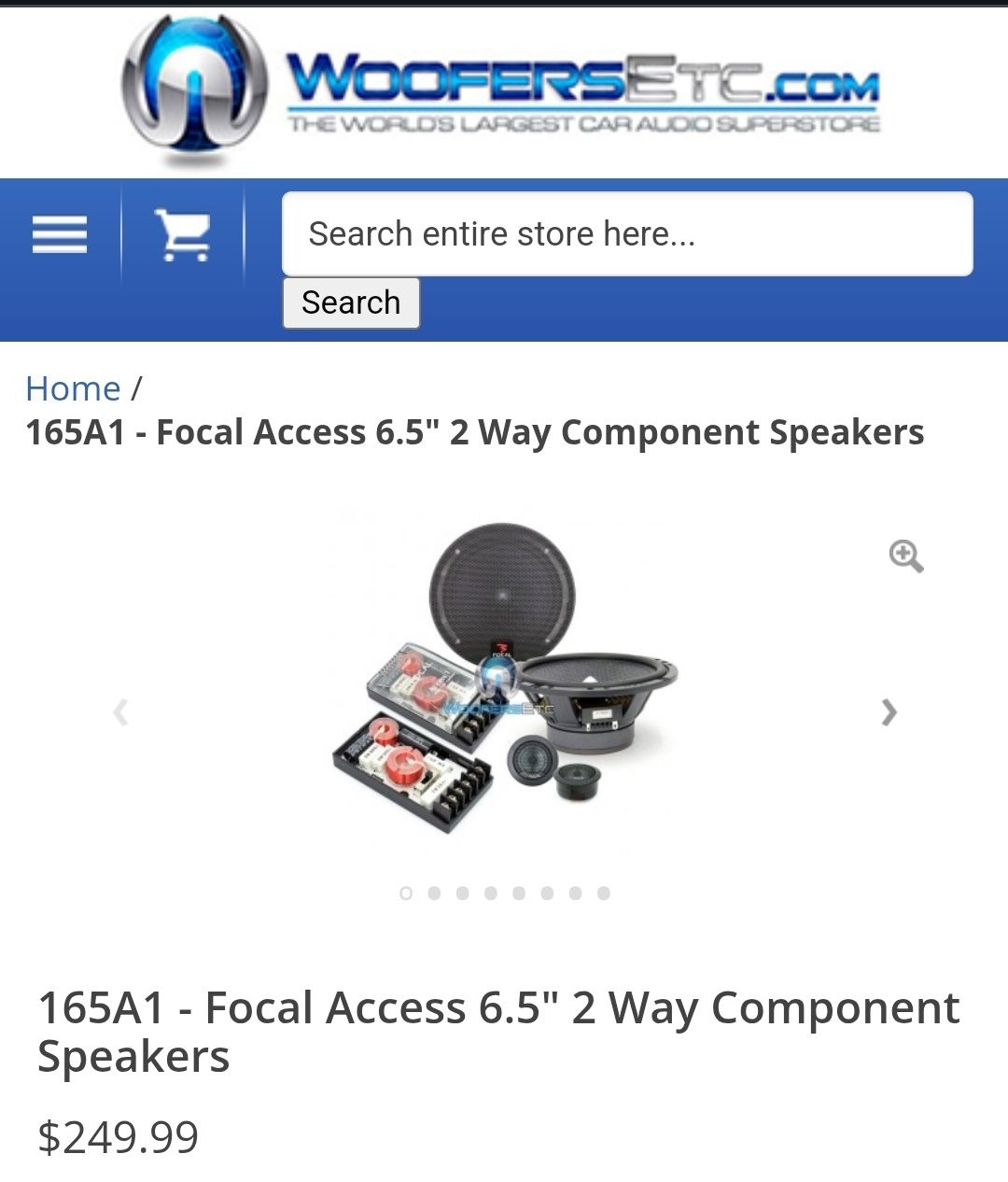 Sistem complet Boxe / Difuzoare Focal Access 165 A1 Carbon