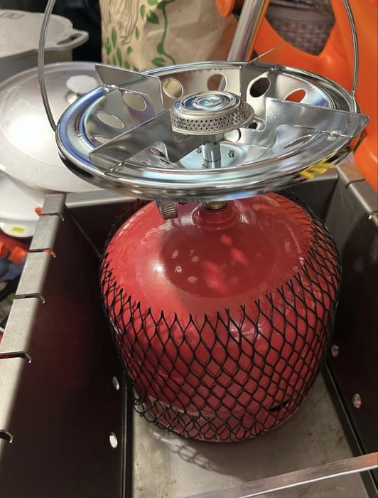 Таганок газовый 5л.Переносной газовый таганок