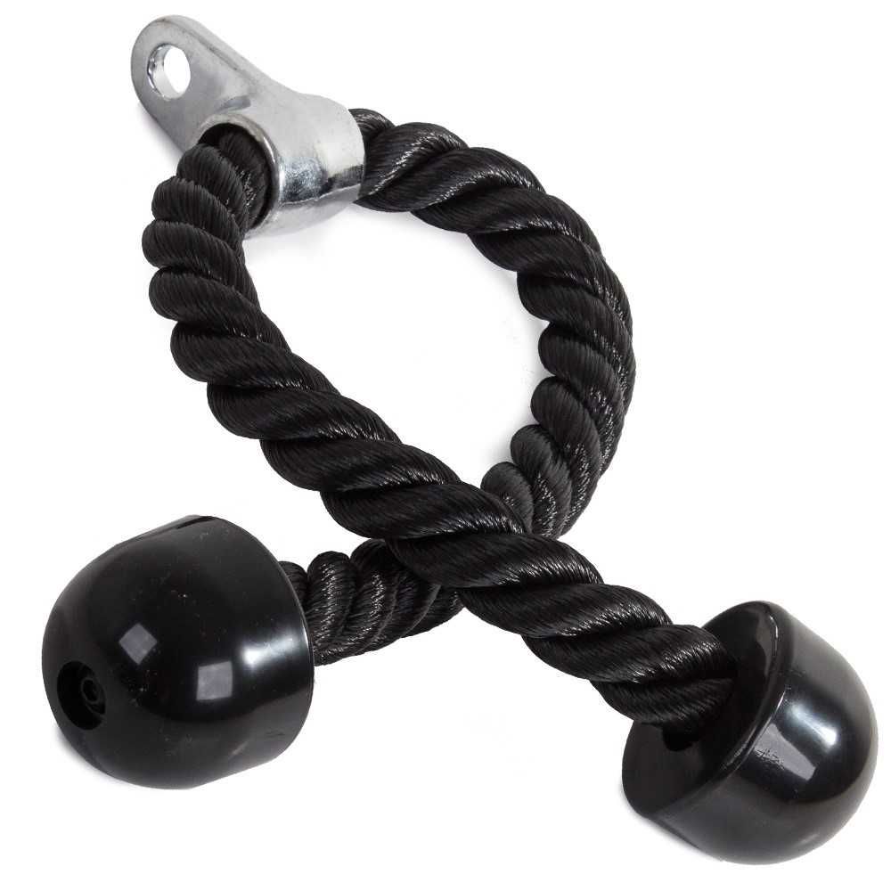 Sfoara pentru Triceps din Nylon cu Manere din Cauciuc Maxim 200kg 70cm