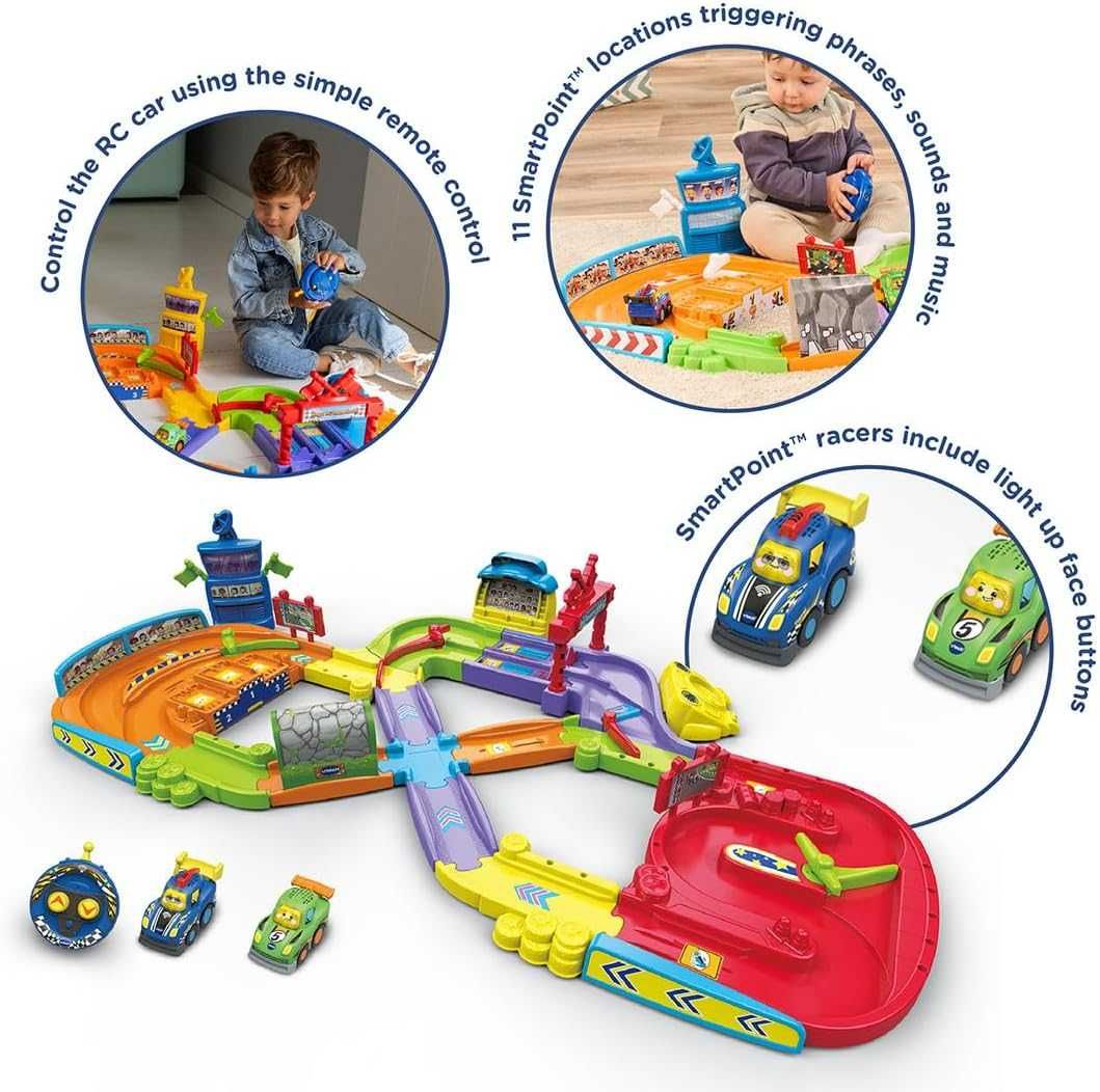 VTech Toot-Toot Drivers Комплект писта с 2 коли, дистанционно