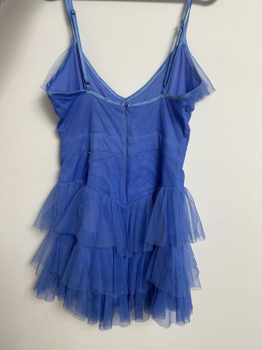 rochie poema albastra