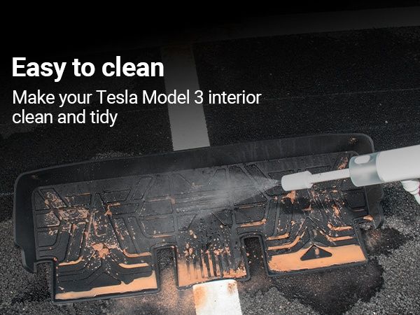 6 части 3D всезонни стелки и корита за багажници за Tesla Model 3