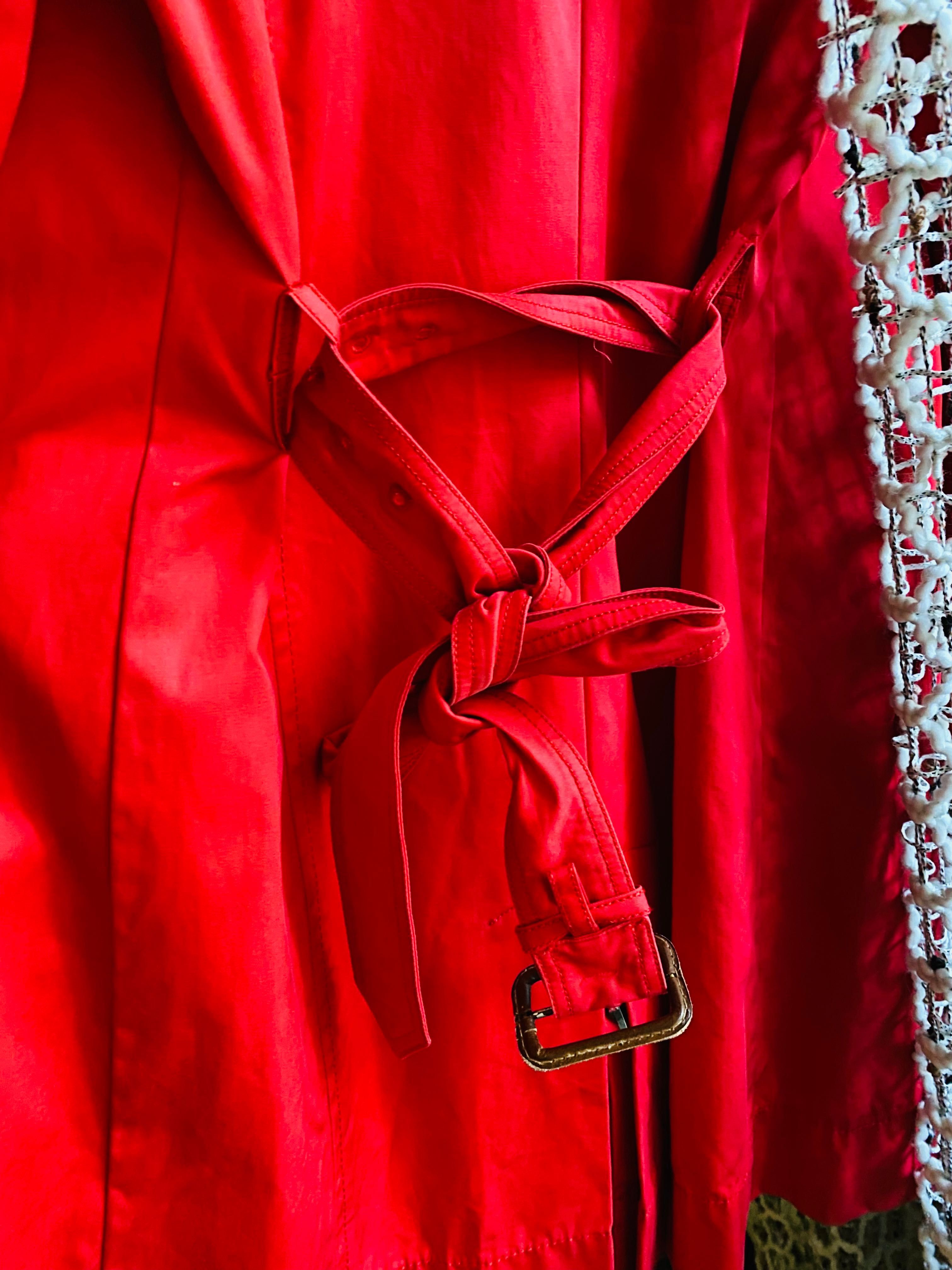 Trench rosu Max Mara