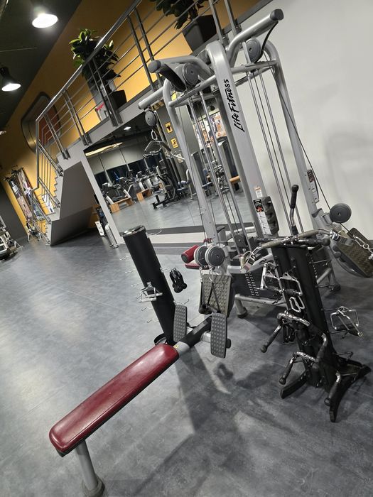 Life fitness 3 station лайф фитнес 2 долни скрипци 1 горен скрипец
