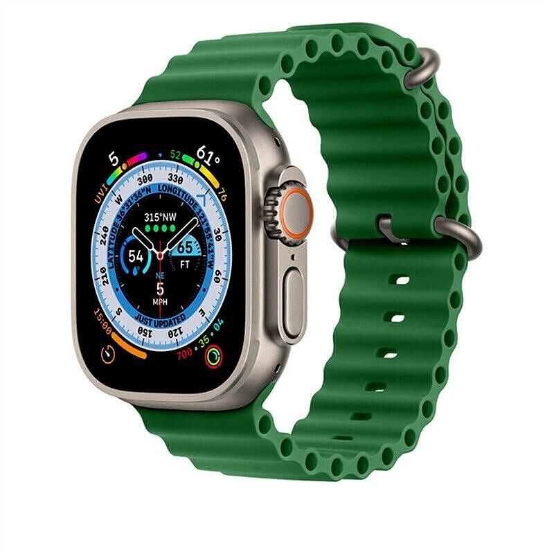 Еластомерна каишка tech protect за apple watch ultra/ ultra 2 green