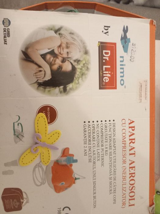 Aparat de aerosoli cu compresor Nimo by Dr. Life