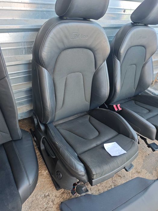 ТОП! S-Line кожен салон Audi A4 A5 8K 8T кожа и плат н696