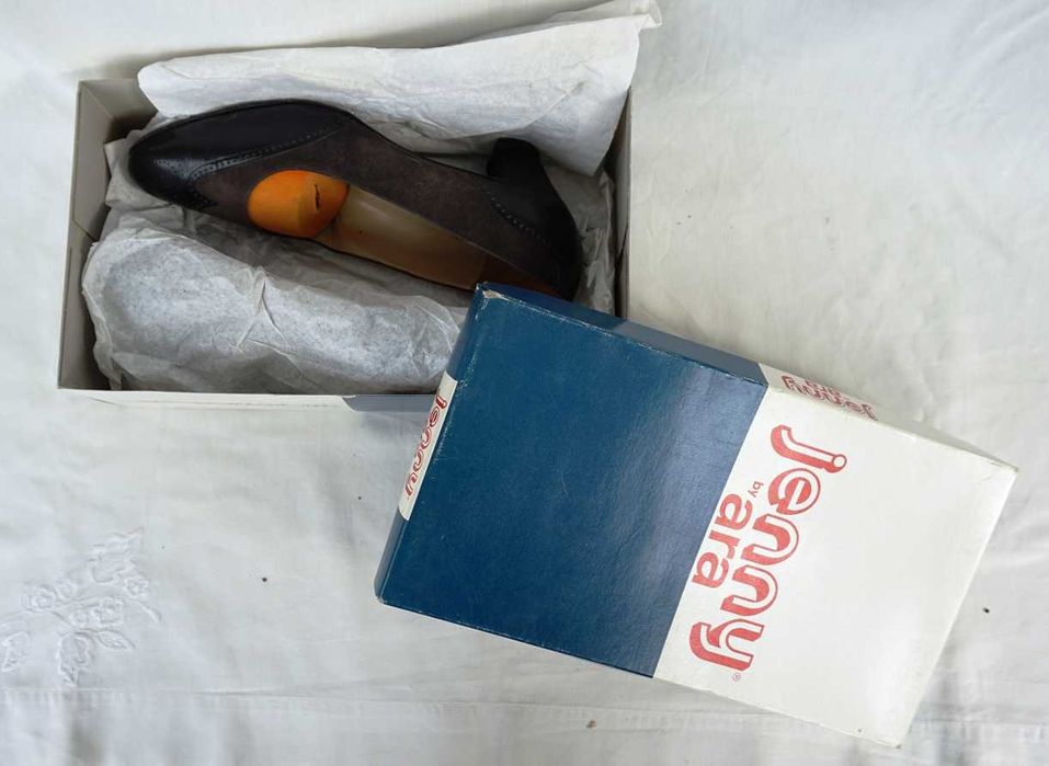 Pantofi dama piele naturala negri masura 39