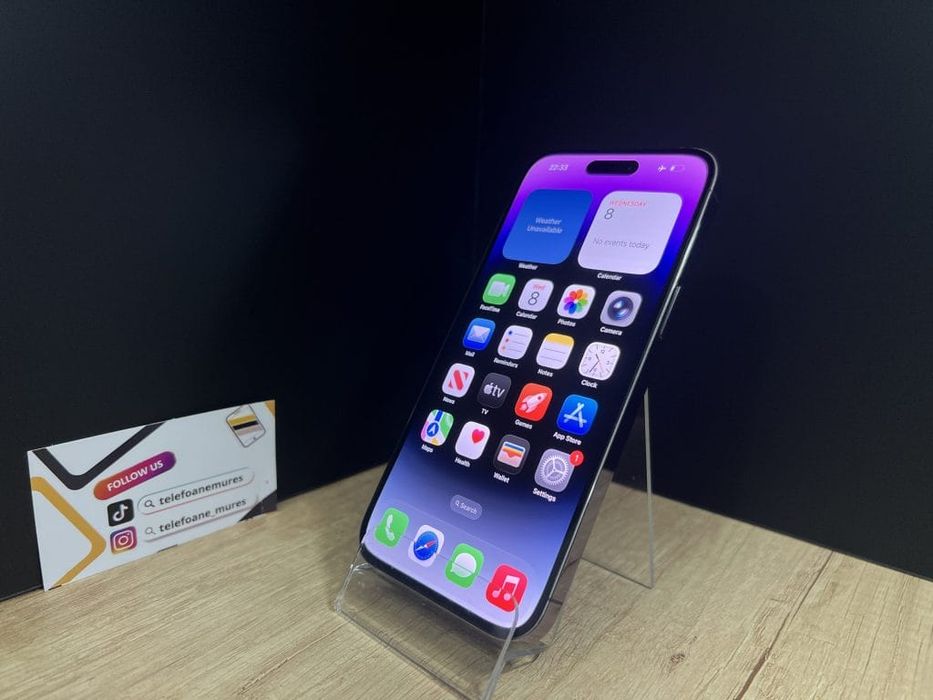 iPhone 14 Pro Max 128Gb Deep Purple 3 ani garanție, Telefoane Mureș