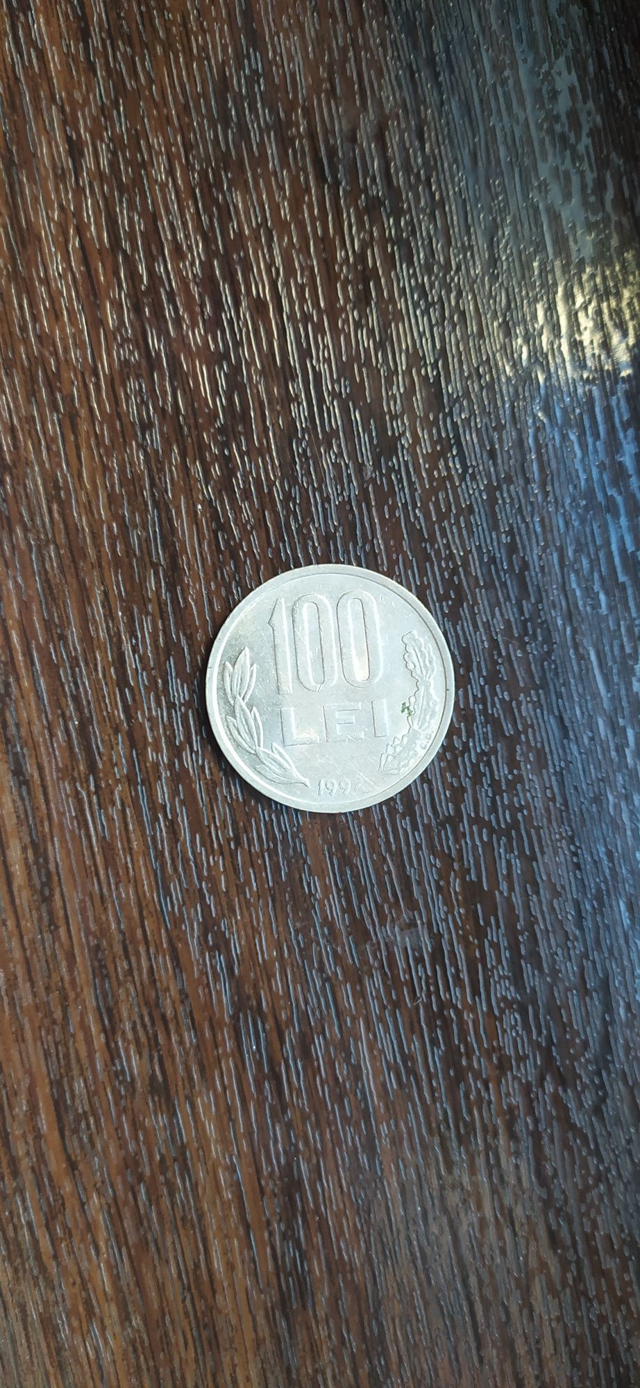 Moneda 1leu 1993 100 lei 1992