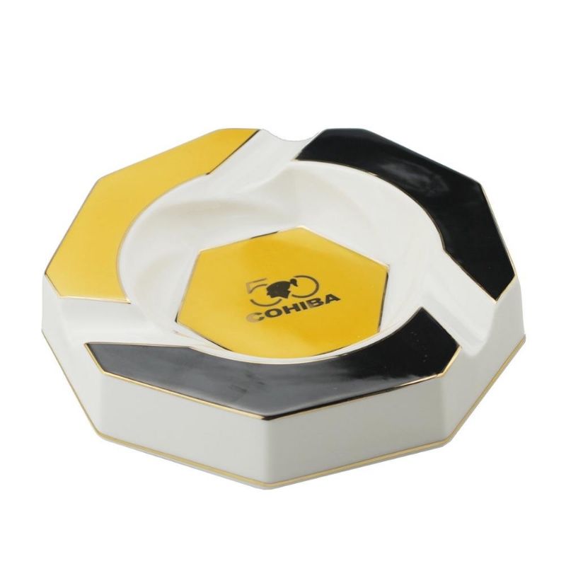 Керамичен пепелник COHIBA – за 3 пури