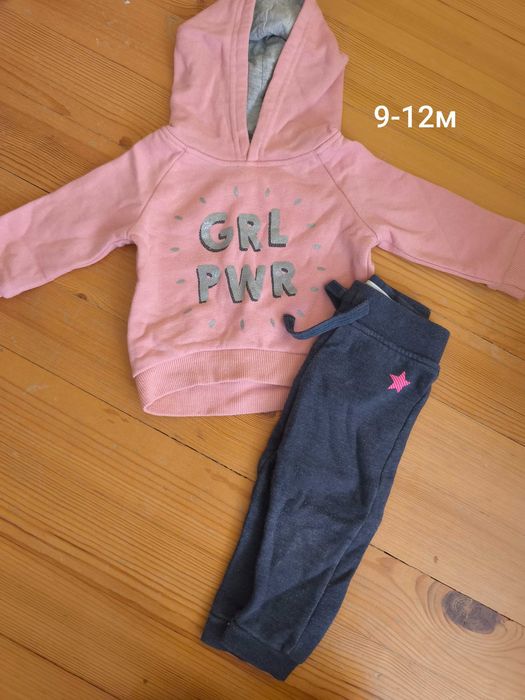 Бебешки дрешки 9-12м,1г момиче