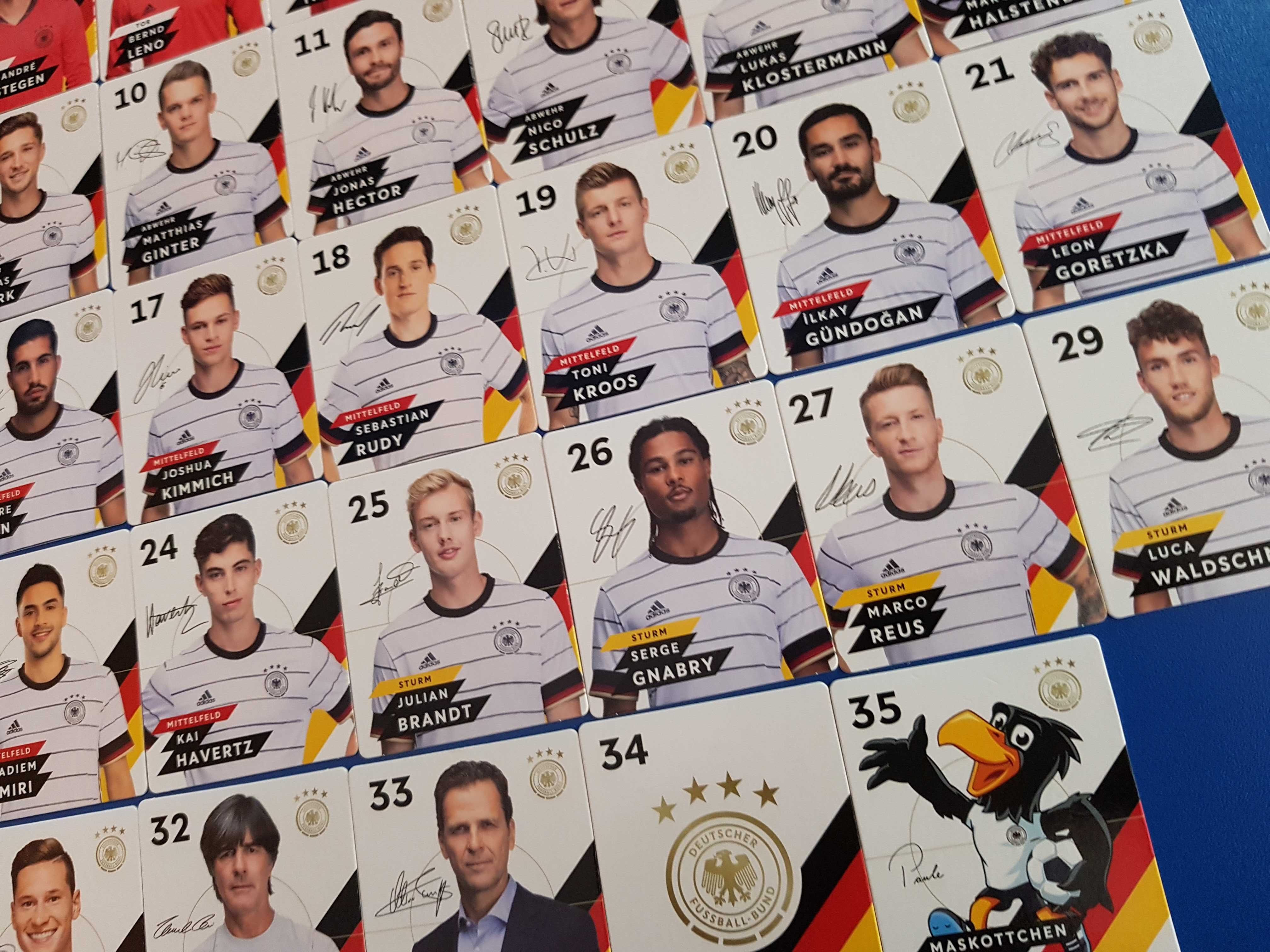 Set complet de cartonase Germania Offizielles DFB-Sammelalbum 2020