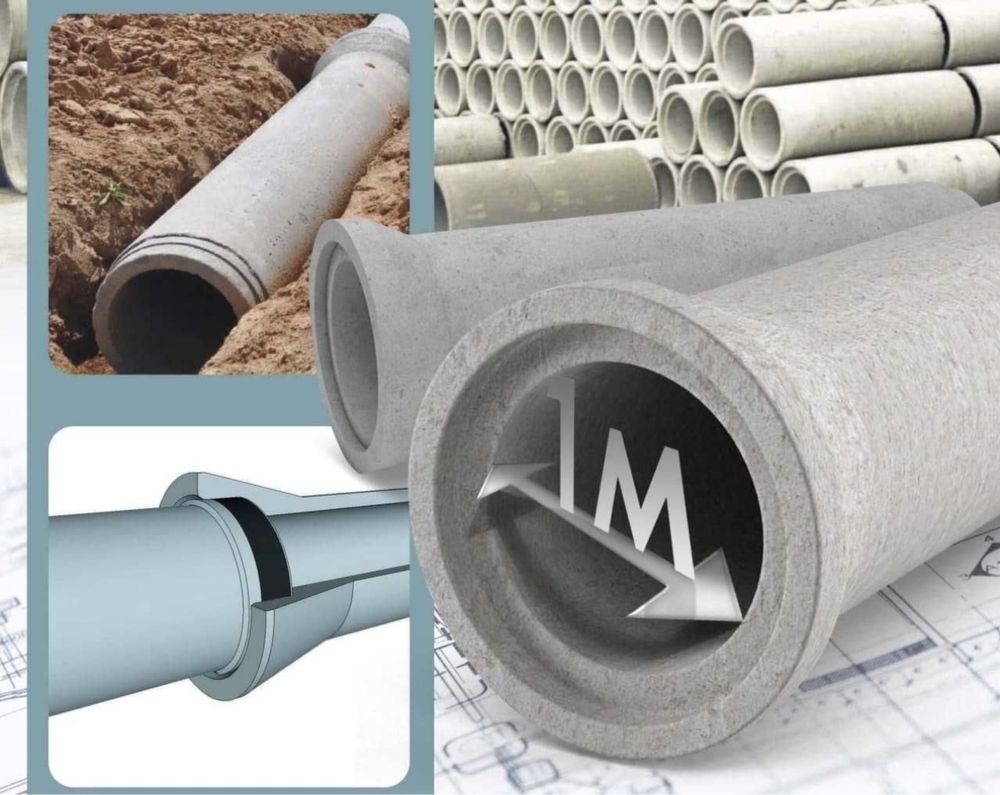 Beton truba D-600,800,1000,1200 lik cheklanmagan miqdorda