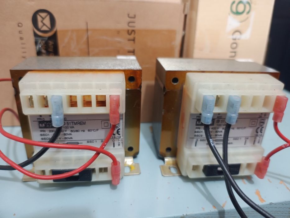 Transformator retea 230-400 V la 24 si 2x24 V 100 VA