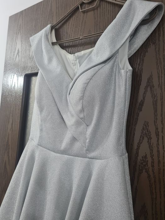 Rochie ocazie argintie