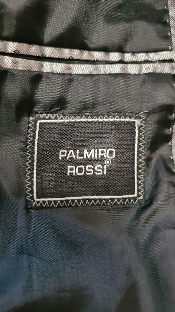 Костюм Palmiro Rossi + риза и вратовръзка, подходящ за абитуриент.