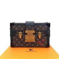 Дамска чанта Louis Vuitton Petite Malle, 100% естествена кожа