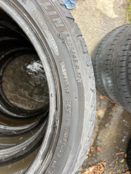 Зимни гуми 225/45/17 Michelin DOT21 с борд .
