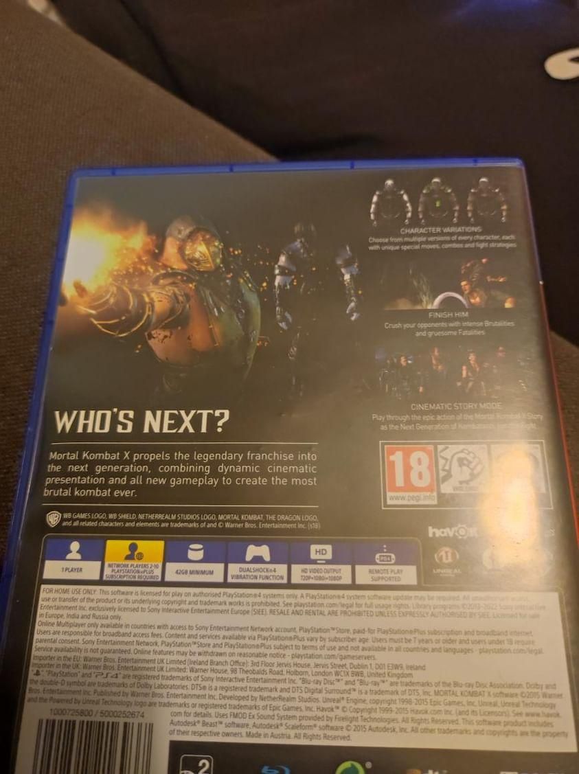 Mortal Kombat X igra za Ps4
