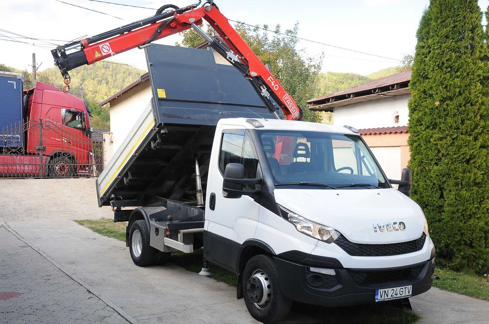 IVECO Daily 72C170 Basculabil/Cutie+Macara 2016 3.0HPi 170 CP AC cat.C